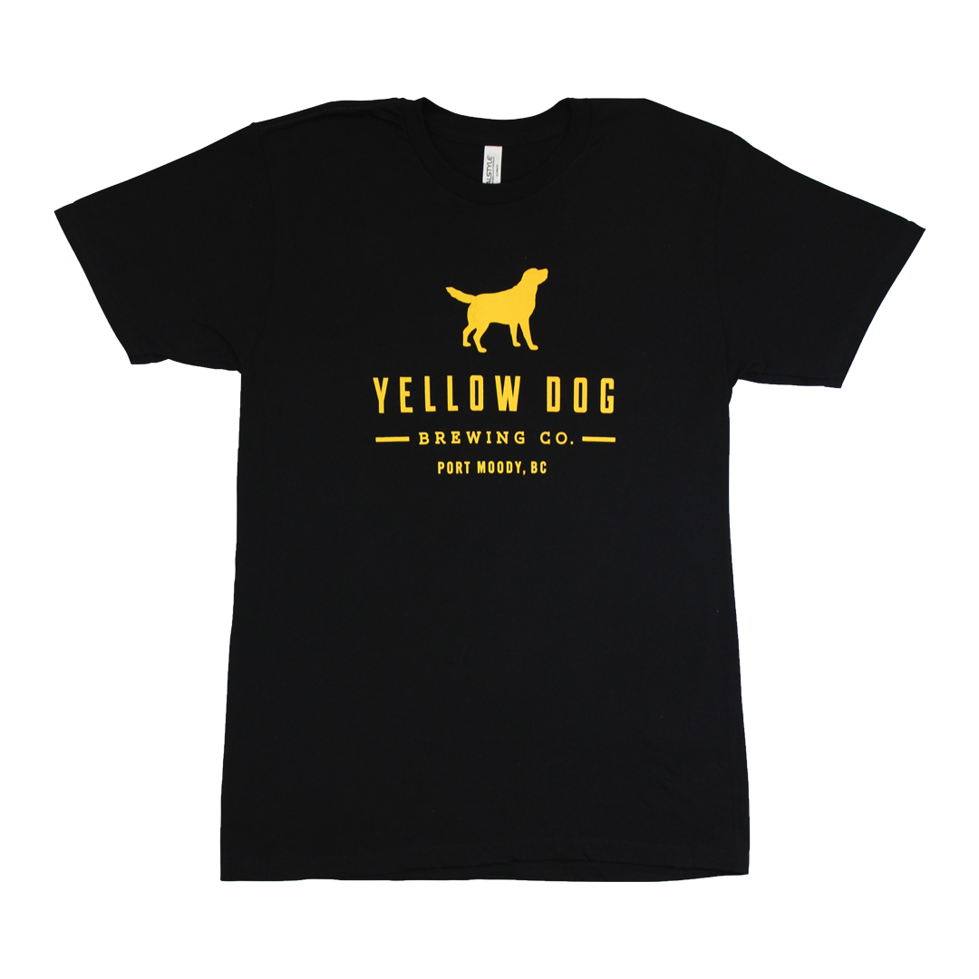 Original logo tee various colours yellow dog brewing